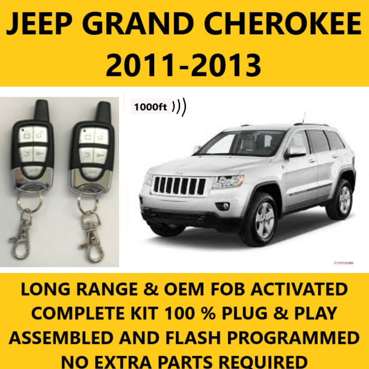 2011 jeep grand cherokee deals remote start