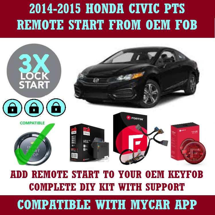 2014 honda deals civic remote start