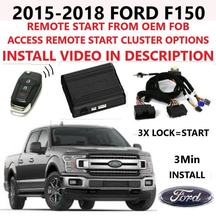 Plug and Play Remote Start 2015 2018 Ford F150