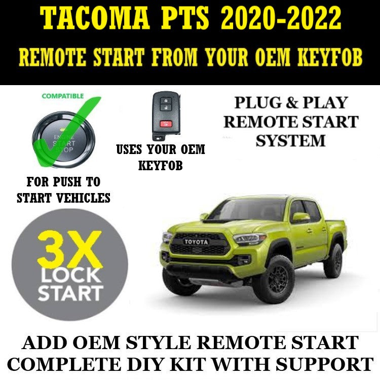 Toyota tacoma deals 2020 remote start