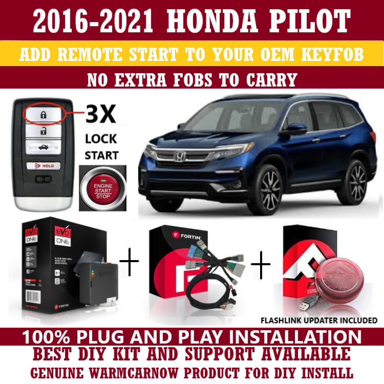 Remote start deals honda pilot 2017