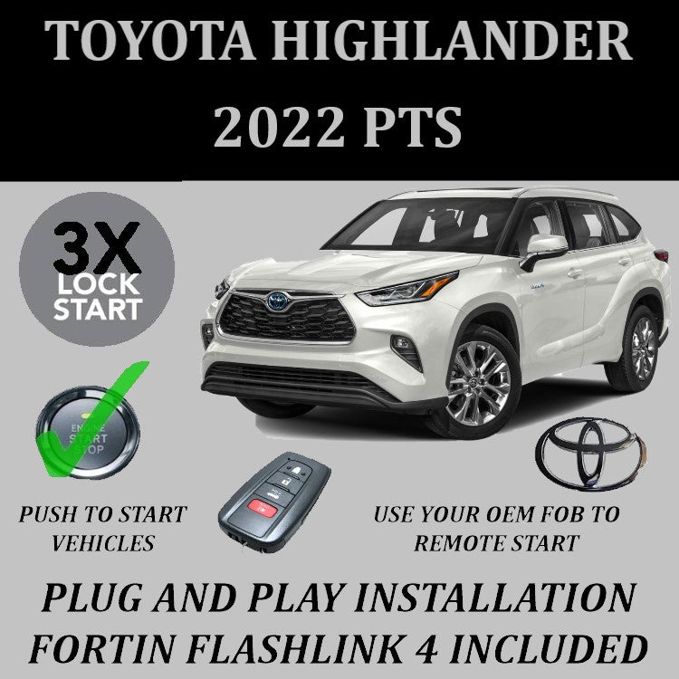 How to Remote Start 2022 Toyota Highlander