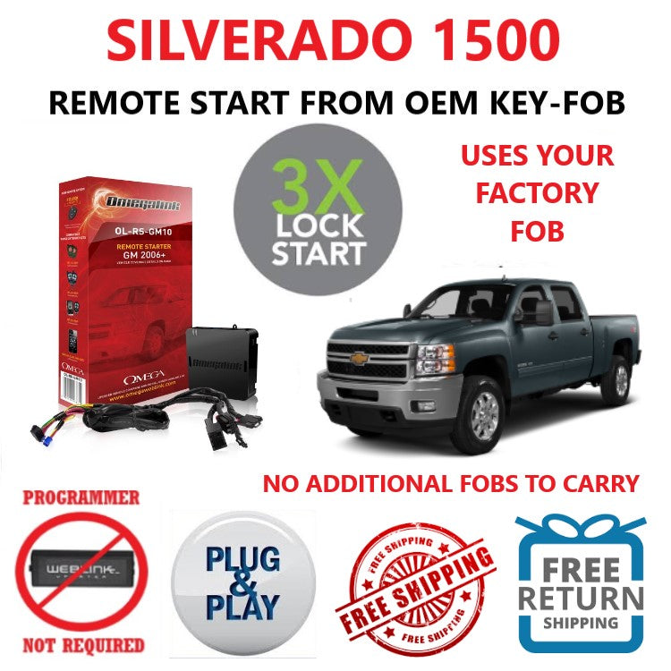 Remote starter for on sale chevy silverado