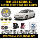 plug and play remote start 2004-2008 acura tl 3x lock activation