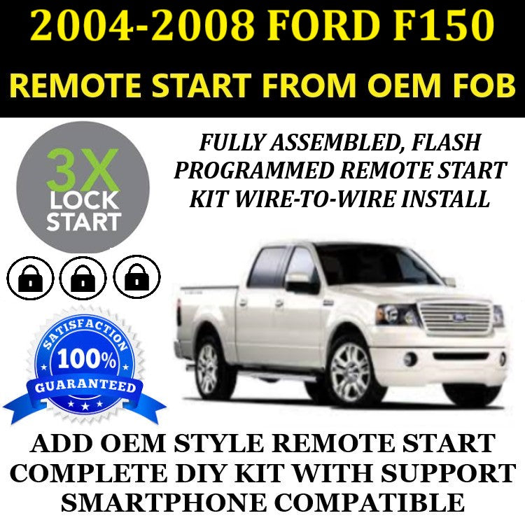 3X Lock Remote Start Kit 2004-2008 FORD F150 | FORTIN