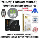 3X LOCK PLUG & PLAY REMOTE START NISSAN MURANO 2010-2014 | IDATALINK