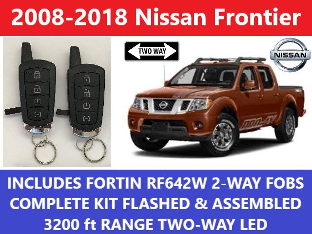 Frontier Remote Reprogram Plug and Play Remote Start Nissan Frontier 2008-2018 Fortin RF-642W