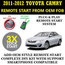3X LOCK Plug & Play Remote Start 2011-2012 TOYOTA CAMRY Key Start | FORTIN