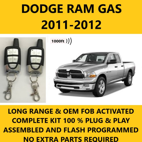 Plug and Play Remote Start 2011-2012 Dodge RAM  Revo 4.1 Long Range RF Kit | FORTIN