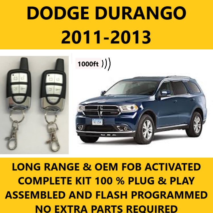 Plug and Play Remote Start 2011-2013 Dodge Durango Revo 4.1 Long Range RF Kit | FORTIN