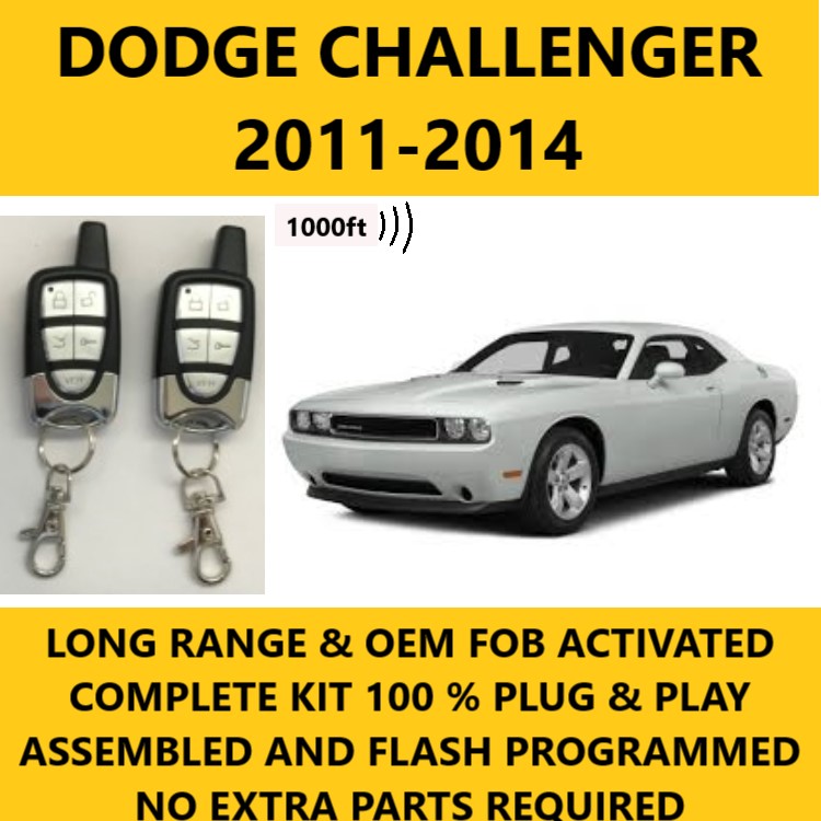 Plug and Play Remote Start 2011-2014 Dodge Challenger Revo 4.1 Long Range RF Kit | FORTIN
