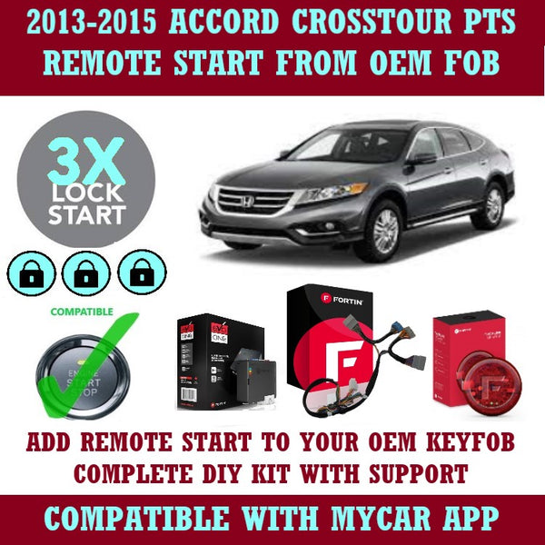 Plug and Play Remote Start 2013-2015 Honda Accord Crosstour PTS | FORTIN