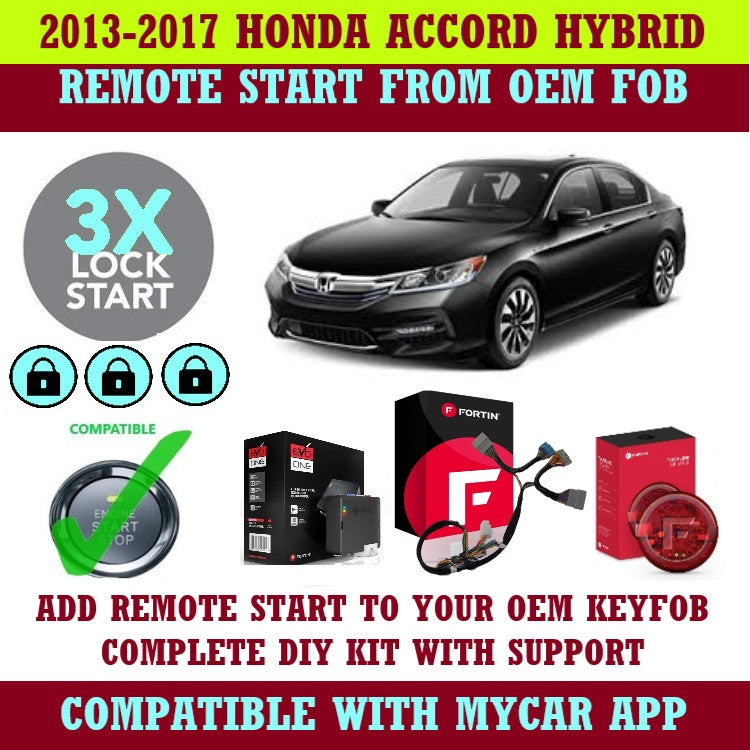 Plug and Play Remote Start 2013-2017 Honda Accord Hybrid PTS | FORTIN