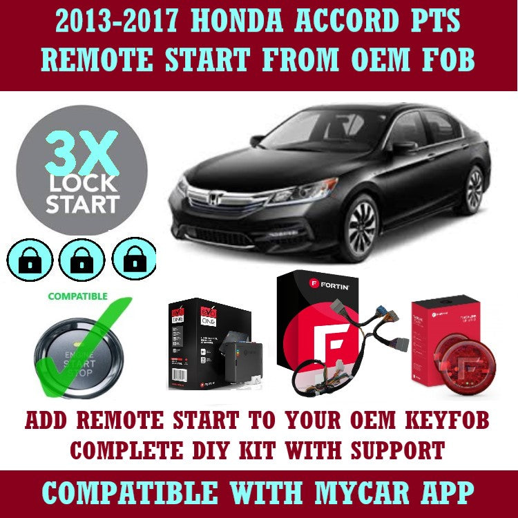 Plug and Play Remote Start 2013-2017 Honda Accord PTS | FORTIN
