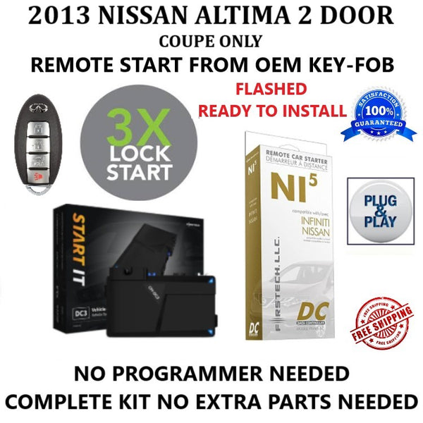 3X LOCK PLUG & PLAY REMOTE START 2013 NISSAN ALTIMA 2 DOOR COUPE | IDATALINK