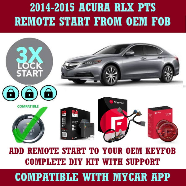 Plug and Play Remote Start 2014-2015 Acura RLX PTS | FORTIN