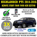 3X LOCK Plug & Play Remote Start 2014-2016 TOYOTA HIGHLANDER Push to Start | FORTIN