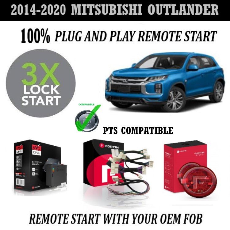 Plug and Play Remote Start Mitsubishi Outlander 2014-2020 Push To Start