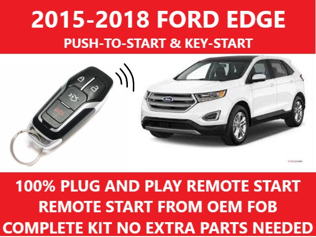 Plug and Play Remote Start Fits 2015-2018 Ford Edge | FORTIN