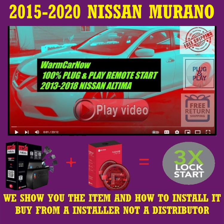 Plug And Play Remote Start Kit – For 2009-2014 Nissan Murano (DB3, 3x Lock, XPRESSKIT Directed DEI)