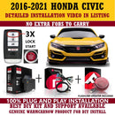 PLUG & PLAY REMOTE START 2016-2021 HONDA CIVIC PUSH TO START | FORTIN