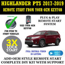 3X LOCK Plug & Play Remote Start 2017-2019 TOYOTA HIGHLANDER Push to Start | FORTIN