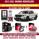 PLUG & PLAY REMOTE START 2017-2021 HONDA RIDGELINE | FORTIN