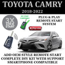 3X Lock Plug & Play Remote Start 2018-2022 TOYOTA CAMRY Key Start | FORTIN
