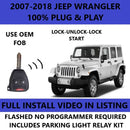 Plug and Play Remote Start for 2007-2018 Jeep Wrangler | FORTIN