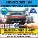 Plug & Play Remote Start 2019-2022 RAM 1500 GAS | FORTIN