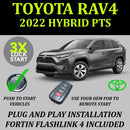 3X Lock Plug & Play Remote Start 2022 Toyota Rav4 Hybrid Push to Start | FORTIN