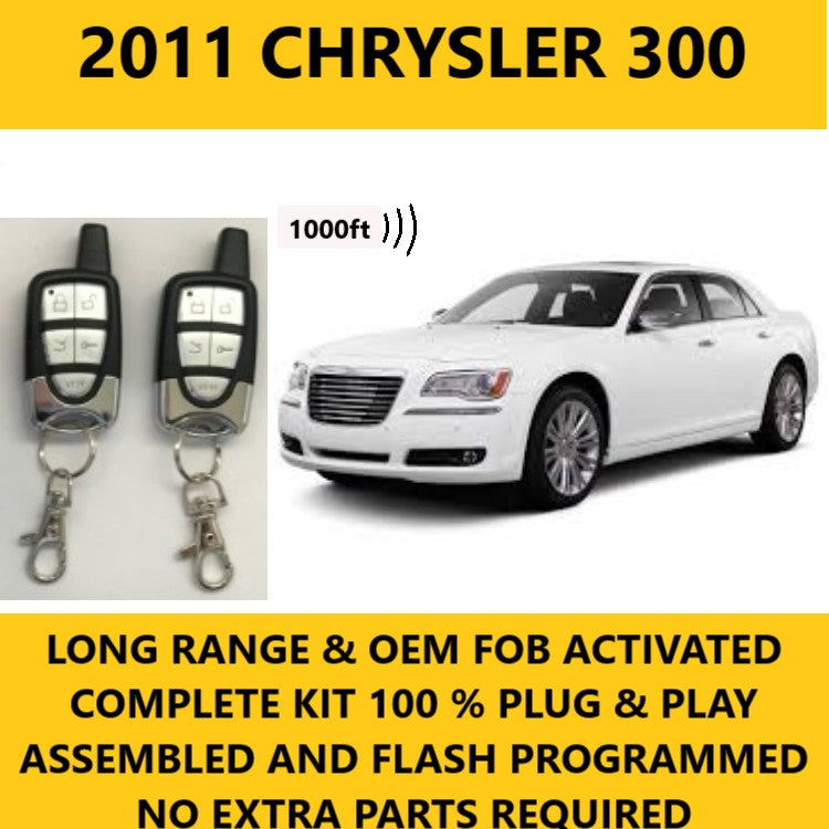 Plug and Play Remote Start 2011 Chrysler 300 Revo 4.1 Long Range RF Kit | FORTIN