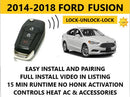 Plug and Play Remote Start Fits 2014-2018 Ford Fusion No Horn Honk Activation | IDATALINK