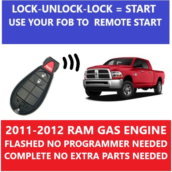 Plug & Play Remote Starter Fits 2011-2012 Dodge RAM | FORTIN