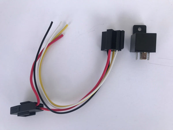 Relay & Fused Relay Socket 12 inch Pigtail for Parking Light etc. | Pluginstarters.com