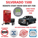 3X LOCK PLUG & PLAY REMOTE START 2007-2013 CHEVROLET SILVERADO 1500 | OMEGALINK